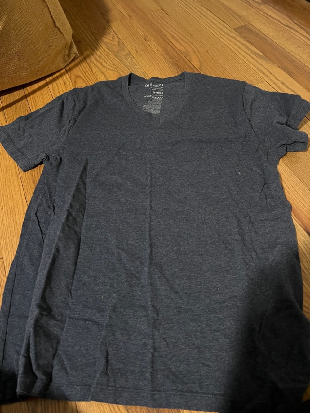 Old Navy Men's Charcoal V-Neck Short Sleeve Tee